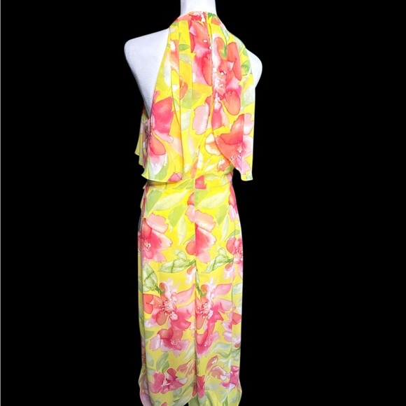 Eliza J Yellow Floral Maxi Dress - Picture 3 of 4